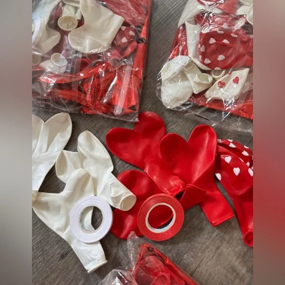 Heart balloons decor - Picture 4 of 5